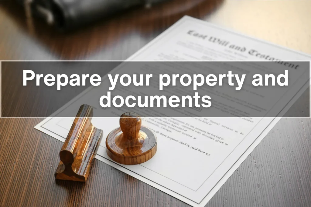 Prepare Your Property and Documents